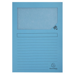 Paquet de 40 + 10 chemises à fenêtre SUPER 160g/m2 - 22x31cm