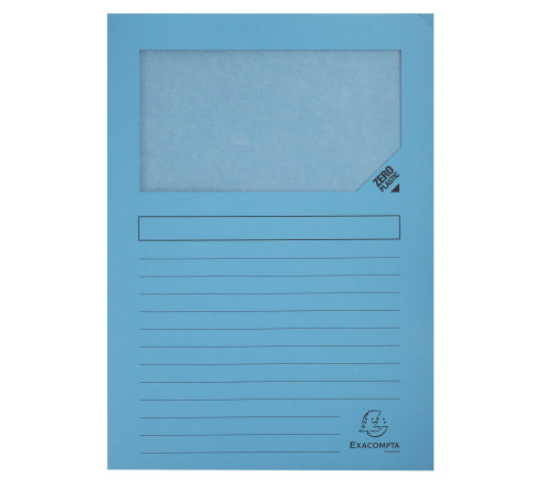 Paquet de 40 + 10 chemises à fenêtre SUPER 160g/m2 - 22x31cm