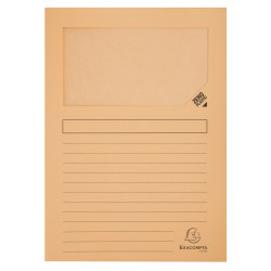 Paquet de 40 + 10 chemises à fenêtre SUPER 160g/m2 - 22x31cm