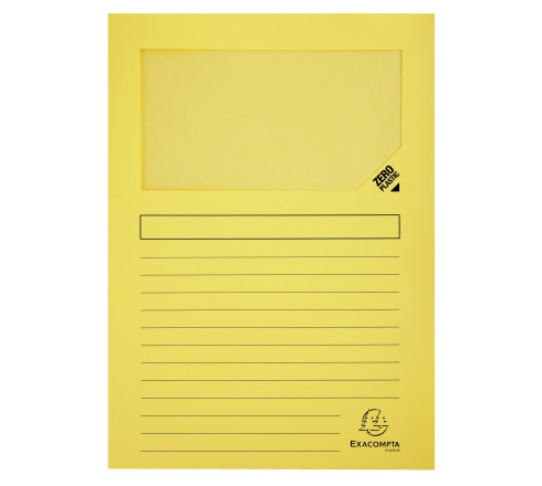 Paquet de 40 + 10 chemises à fenêtre SUPER 160g/m2 - 22x31cm