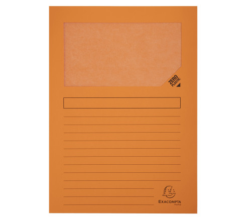 Paquet de 40 + 10 chemises à fenêtre SUPER 160g/m2 - 22x31cm