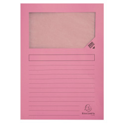 Paquet de 40 + 10 chemises à fenêtre SUPER 160g/m2 - 22x31cm