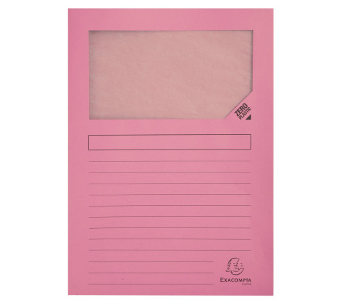 Paquet de 40 + 10 chemises à fenêtre SUPER 160g/m2 - 22x31cm