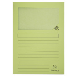 Paquet de 40 + 10 chemises à fenêtre SUPER 160g/m2 - 22x31cm