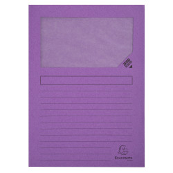 Paquet de 25 chemises à fenêtre Forever 130g/m2 - 22x31cm