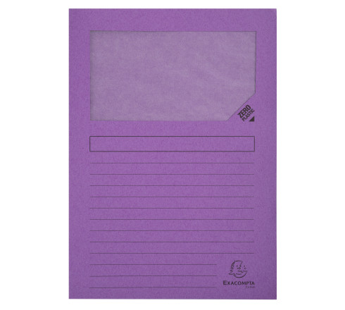 Paquet de 25 chemises à fenêtre Forever 130g/m2 - 22x31cm