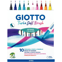 Etui de 10 feutres Soft Brush assortis