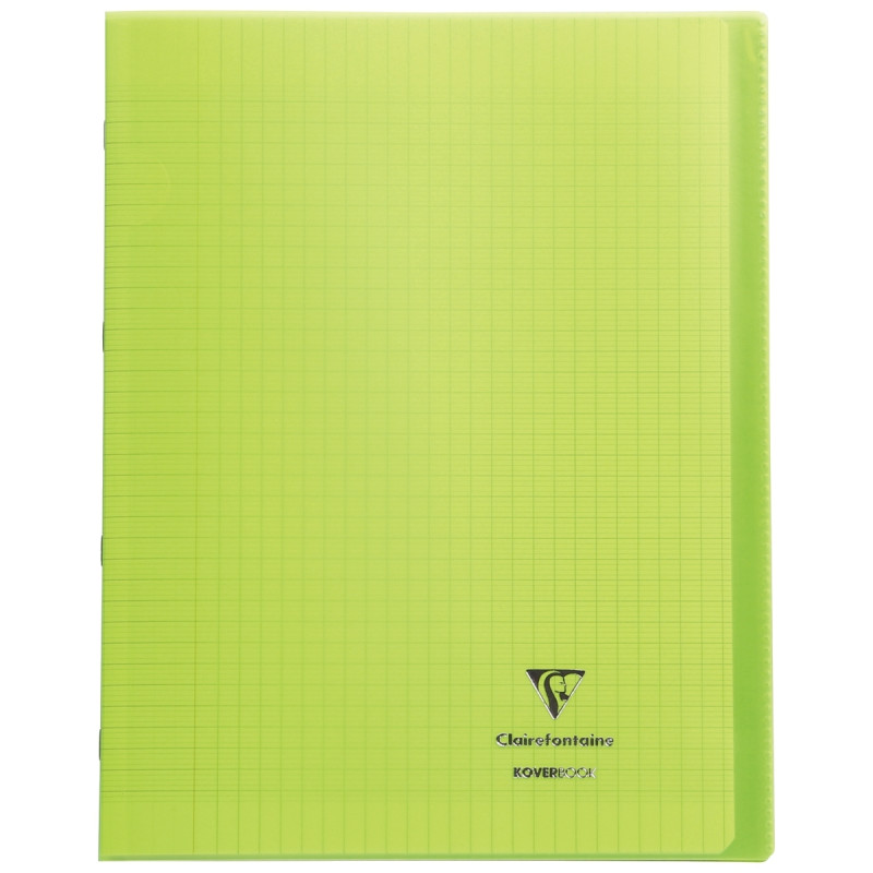 Piqûre 96 pages KOVERBOOK, format 24x32 cm, seyès 90g, couverture poly