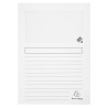 Paquet de 25 chemises à fenêtre Forever 130g/m2 - coloris pastel assortis - 22x31cm