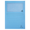 Paquet de 25 chemises à fenêtre Forever 130g/m2 - coloris pastel assortis - 22x31cm