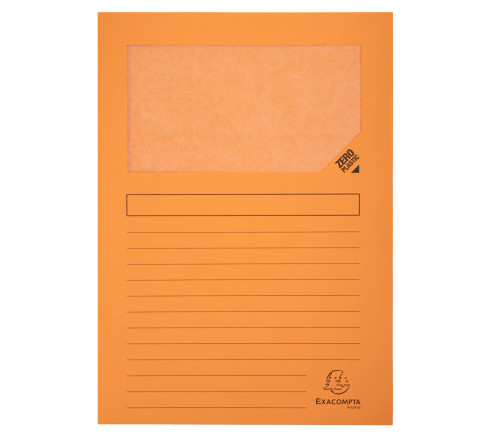 Paquet de 25 chemises à fenêtre Forever 130g/m2 - coloris pastel assortis - 22x31cm