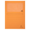 Paquet de 25 chemises à fenêtre Forever 130g/m2 - coloris pastel assortis - 22x31cm