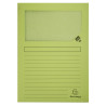 Paquet de 25 chemises à fenêtre Forever 130g/m2 - coloris pastel assortis - 22x31cm