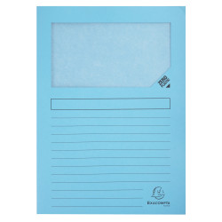Paquet de 10 chemises à fenêtre SUPER 160g/m2 - 22x31cm