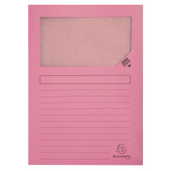 Paquet de 10 chemises à fenêtre SUPER 160g/m2 - 22x31cm