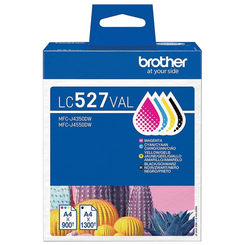Brother CACTUS lot 4 cartouches encre noire, cyan, magenta, jaune auth