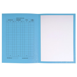 Paquet de 25 dossiers de procédure carte lustrée 25x32cm