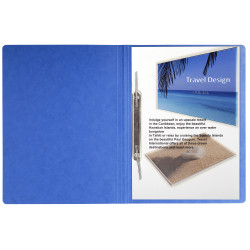 Chemise à ressort carte lustrée 425gm2 - A4
