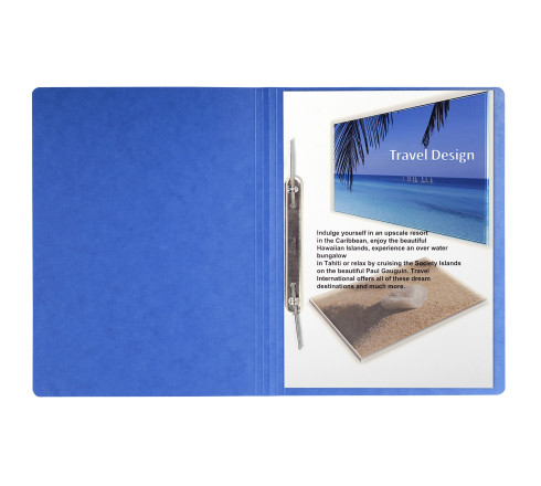 Chemise à ressort carte lustrée 425gm2 - A4