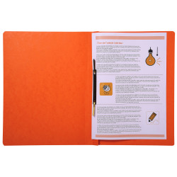 Chemise à lamelle carte lustrée 355gm2 - A4
