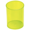Pot à crayons FLUOR anis transparent