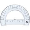 Rapporteur cristal 180° 12cm