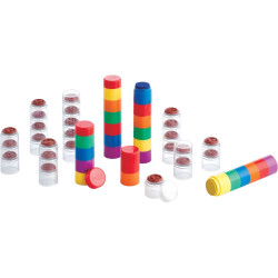 Boite de 24 encreurs + 24 tampons émotions diamètre 3.5cm