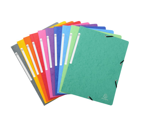 Chemise à élastique sans rabat carte lustrée 400gm2 - A4