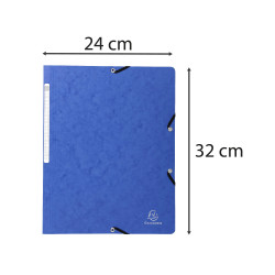 Chemise à élastique sans rabat carte lustrée 355gm2 - A4