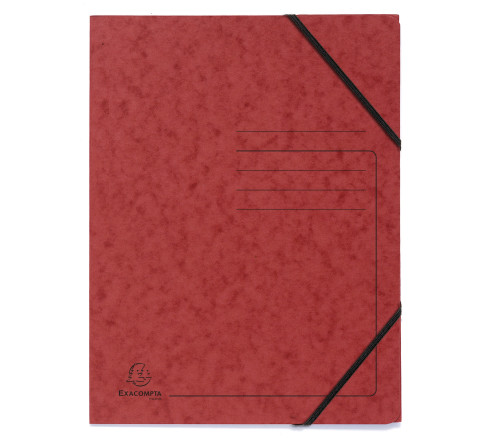 Pack de 5 Chemises à élastique sans rabats carte lustrée 355gm2 - A4