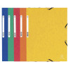 Chemise à élastique 3 rabats carte lustrée 355gm2 - A4