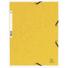 Chemise à élastique 3 rabats carte lustrée 355gm2 - A4