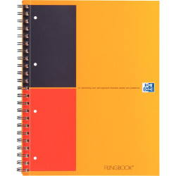 Cahier à reliure intégrale FILINGBOOK format A4+ ligné 6 mm, 200 pages