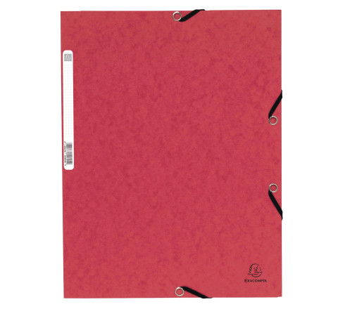 Chemise à élastique 3 rabats carte lustrée 355gm2 - A4