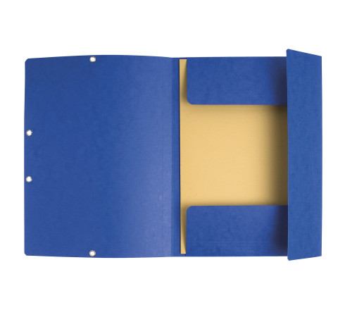 Chemise à élastique 3 rabats carte lustrée 355gm2 - A4