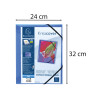 Chemise à élastiques 3 rabats polypropylène translucide Krea Cover - A4