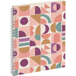 Agenda semainier Paloma 15x21cm Fleurs