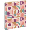 Agenda semainier Paloma 15x21cm Fleurs