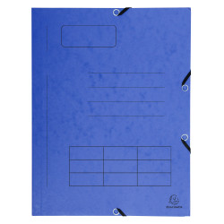 Chemise à élastique Imprimée 3 rabats carte lustrée 355gm2 - A4