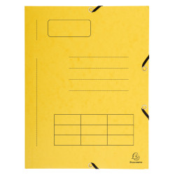 Chemise à élastique Imprimée 3 rabats carte lustrée 355gm2 - A4