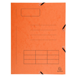 Chemise à élastique Imprimée 3 rabats carte lustrée 355gm2 - A4