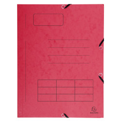 Chemise à élastique Imprimée 3 rabats carte lustrée 355gm2 - A4