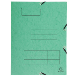 Chemise à élastique Imprimée 3 rabats carte lustrée 355gm2 - A4