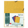 Paquet de 3 chemises à élastiques 3 rabats carte lustrée 355gm2 - A4