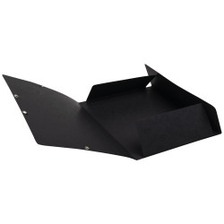 Chemise à élastiques 3 rabats carte lustrée 400g/m2 Néo Déco