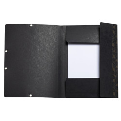 Chemise à élastiques 3 rabats carte lustrée 400g/m2 Néo Déco