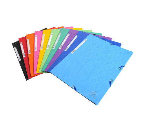Chemises à élastiques carte lustrée 3 rabats