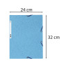 Chemises à élastiques carte lustrée 3 rabats