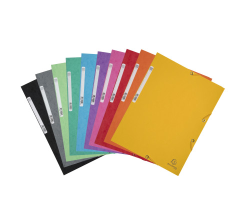 Chemises à élastiques carte lustrée 3 rabats