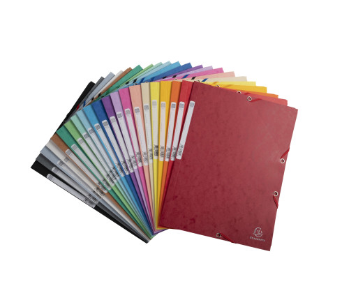 Chemises à élastiques carte lustrée 3 rabats